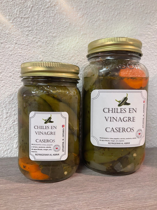 Artisans Homemade Pickled Jalapeños | Chiles en vinagre caseros-artesanales
