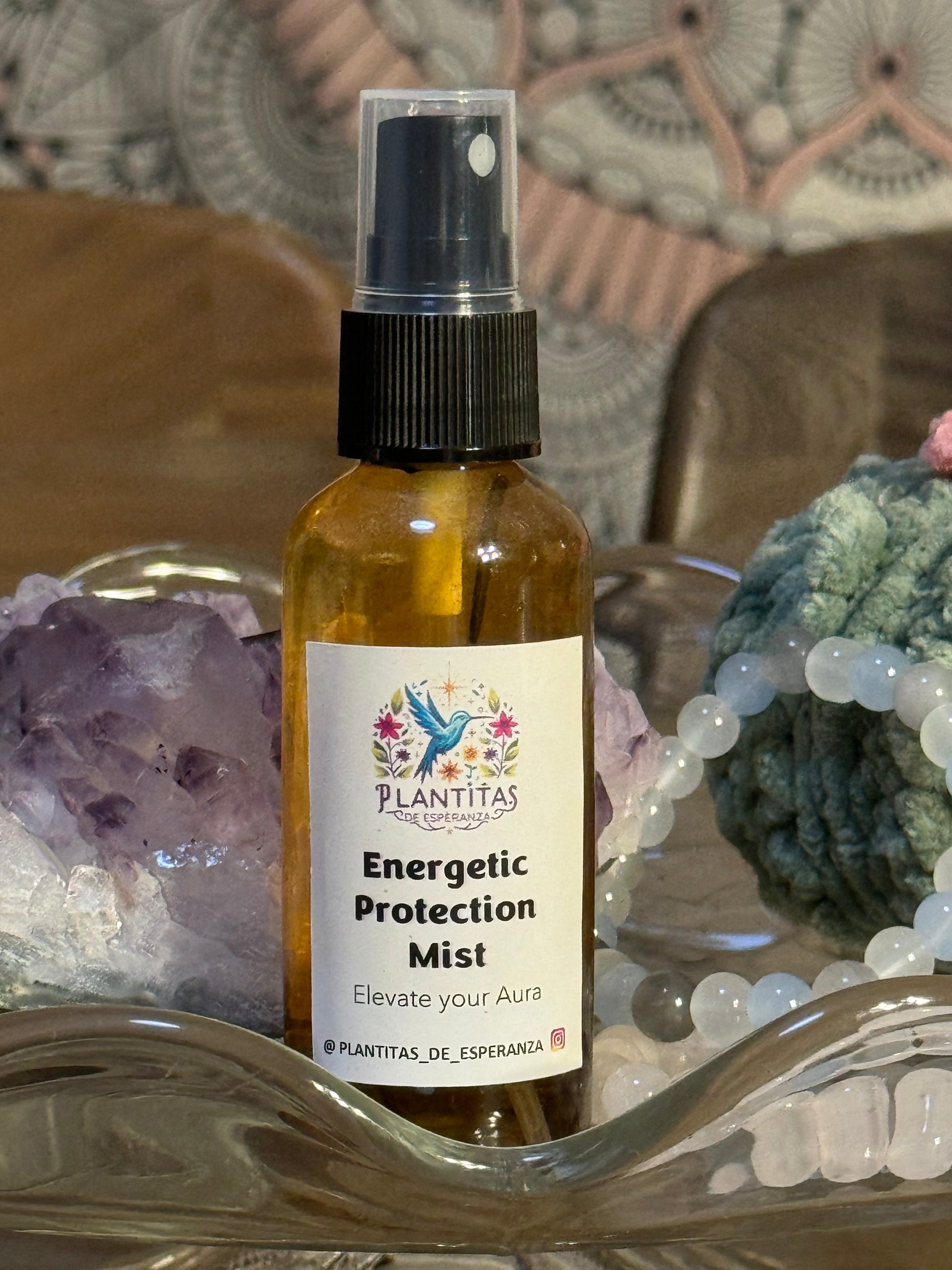 Energetic Protection Energetic Protection Mist-Elevate your Aura – Plantytas de Esperanza